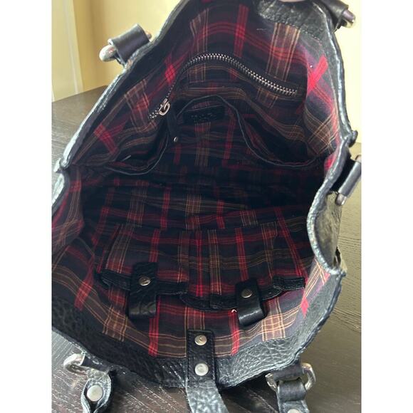 WILL leather goods leather black tote bag - Picture 5 of 14